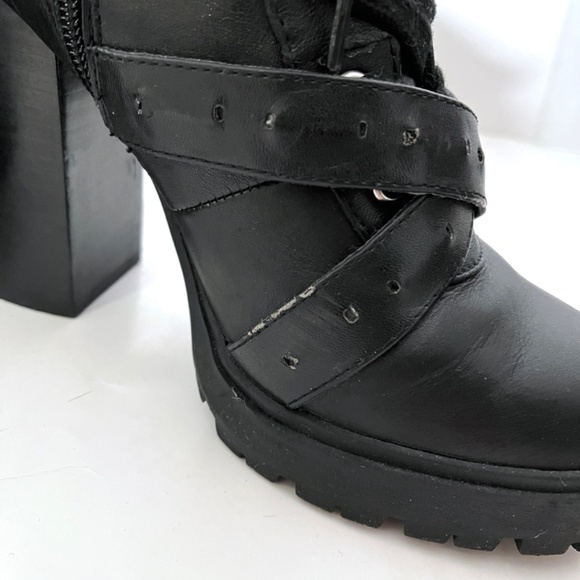 Steve Madden Latch-R Heeled Combat Boot - Picture 10 of 15